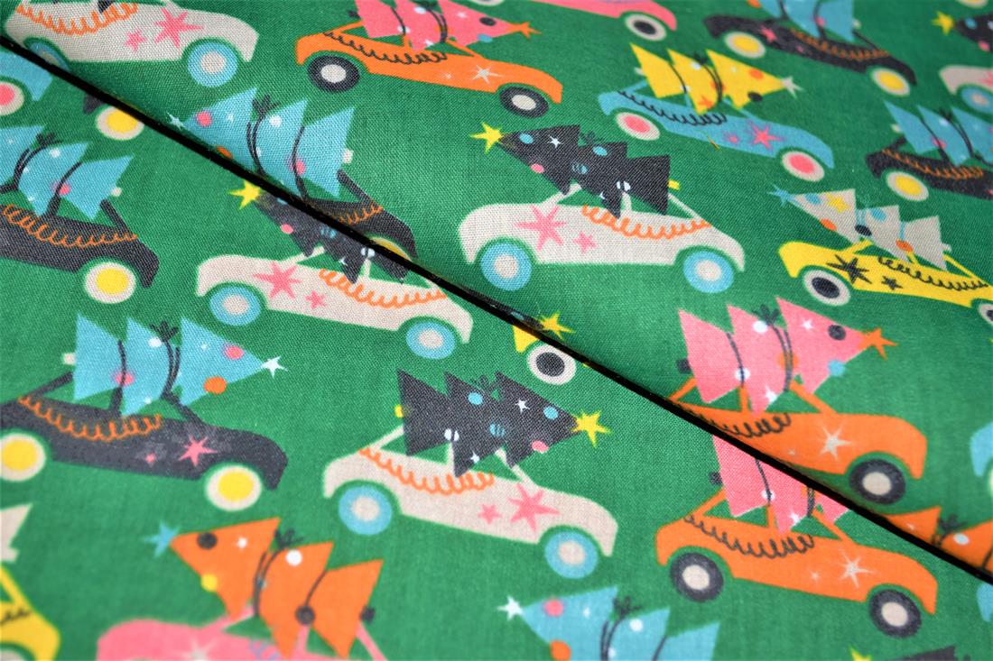 Driving Home With Christmas Fabric