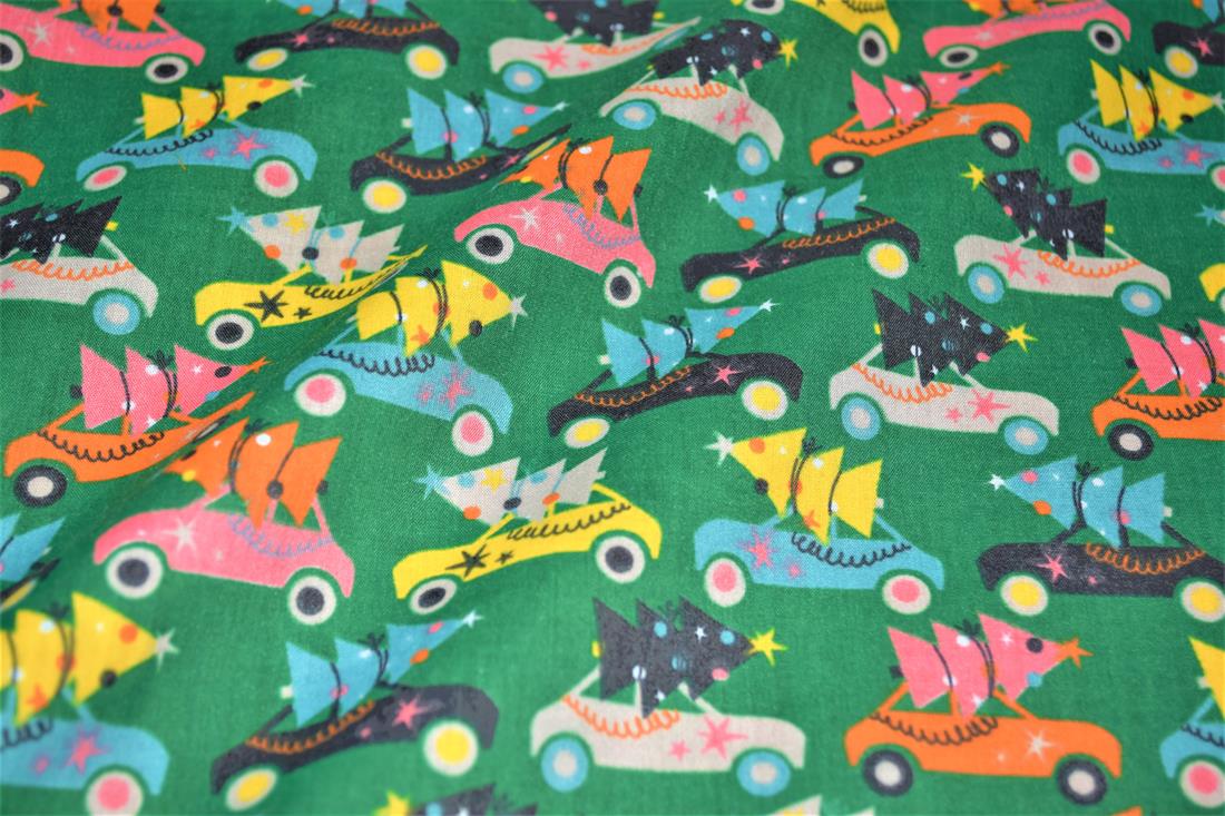 Driving Home With Christmas Fabric