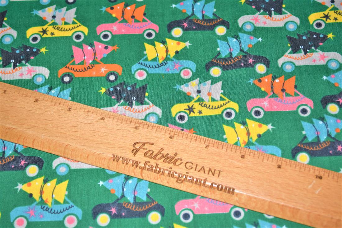 Driving Home With Christmas Fabric