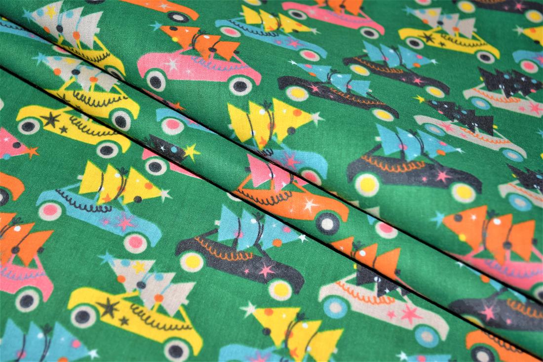 Driving Home With Christmas Fabric