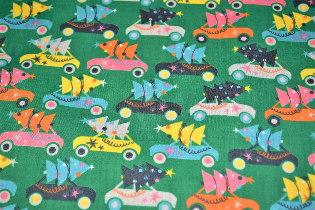 Driving Home With Christmas Fabric