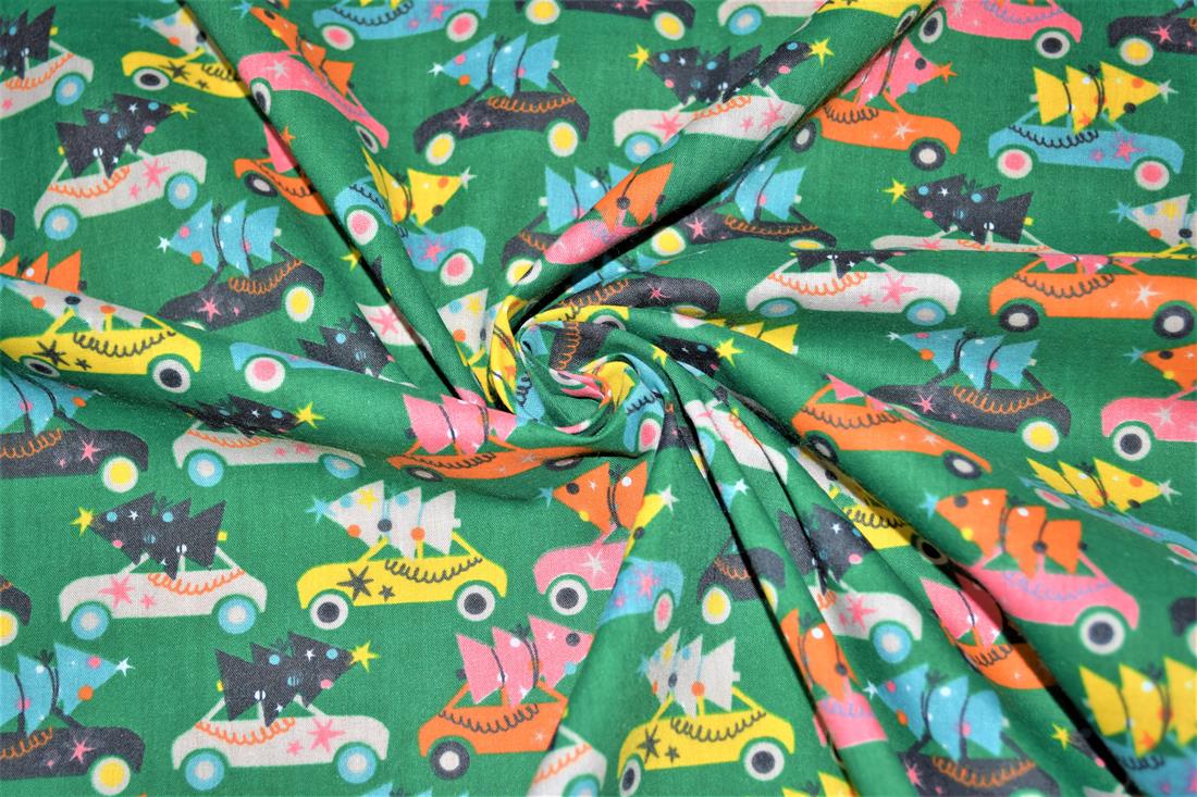 Driving Home With Christmas Fabric