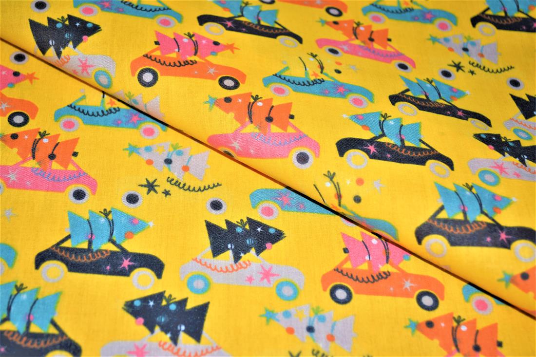 Driving Home With Christmas Fabric