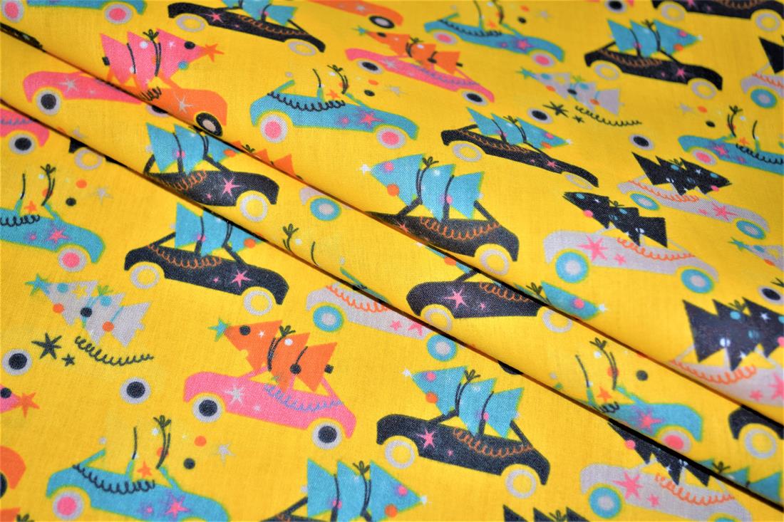 Driving Home With Christmas Fabric