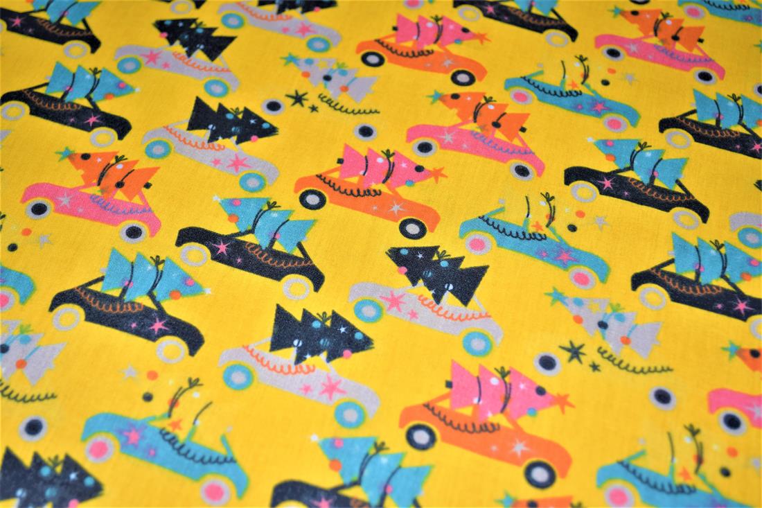 Driving Home With Christmas Fabric