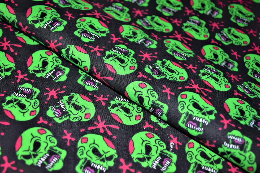 Dead Funny -Printed Polycotton Fabric