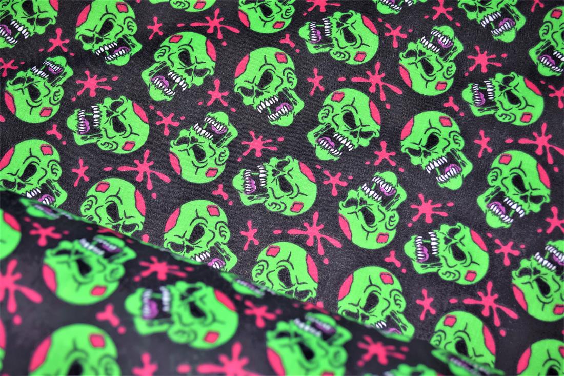 Dead Funny -Printed Polycotton Fabric