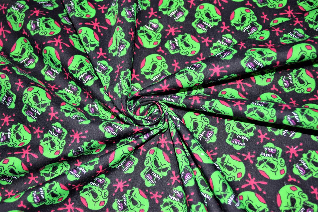 Dead Funny -Printed Polycotton Fabric