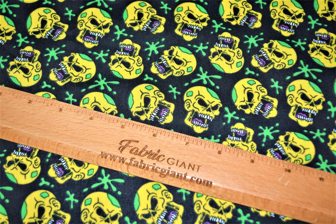 Dead Funny -Printed Polycotton Fabric