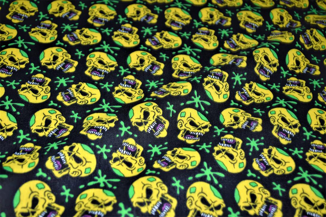 Dead Funny -Printed Polycotton Fabric
