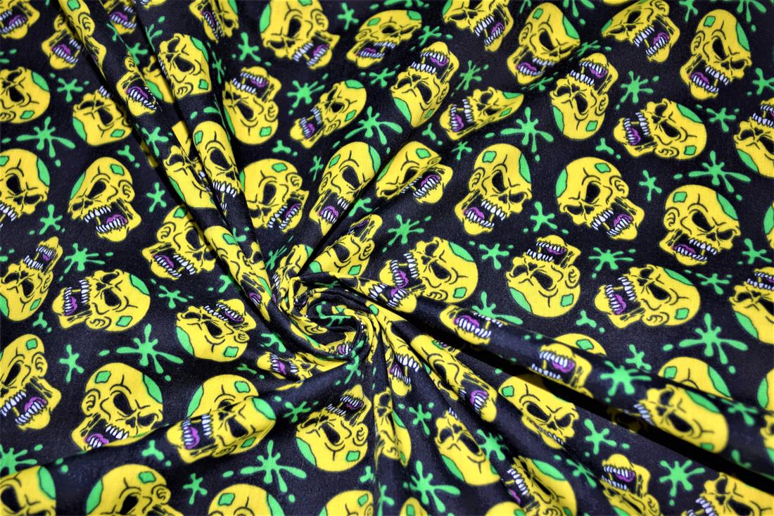 Dead Funny -Printed Polycotton Fabric