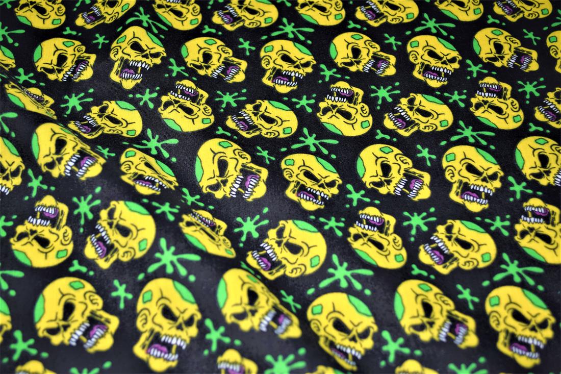 Dead Funny -Printed Polycotton Fabric