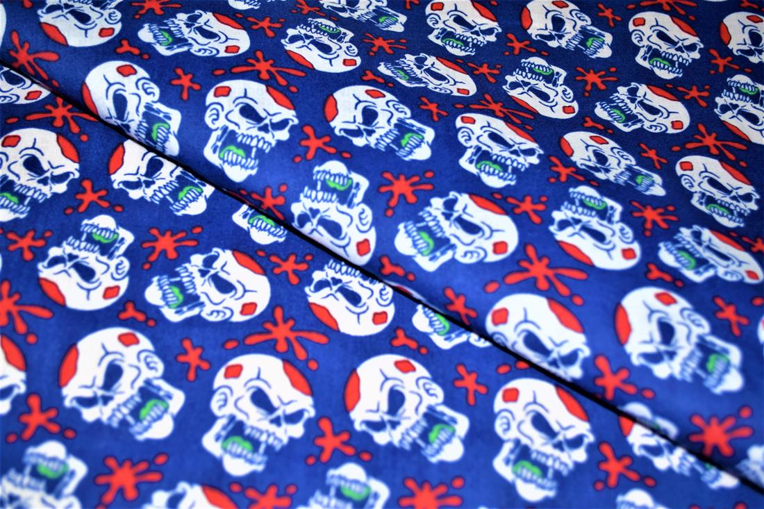 Dead Funny -Printed Polycotton Fabric