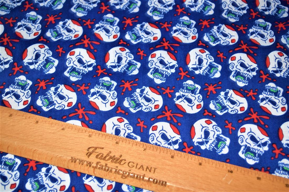 Dead Funny -Printed Polycotton Fabric