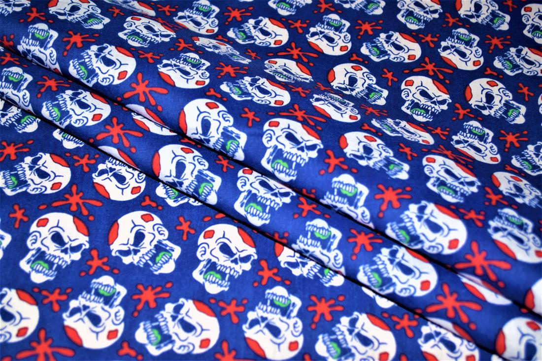 Dead Funny -Printed Polycotton Fabric