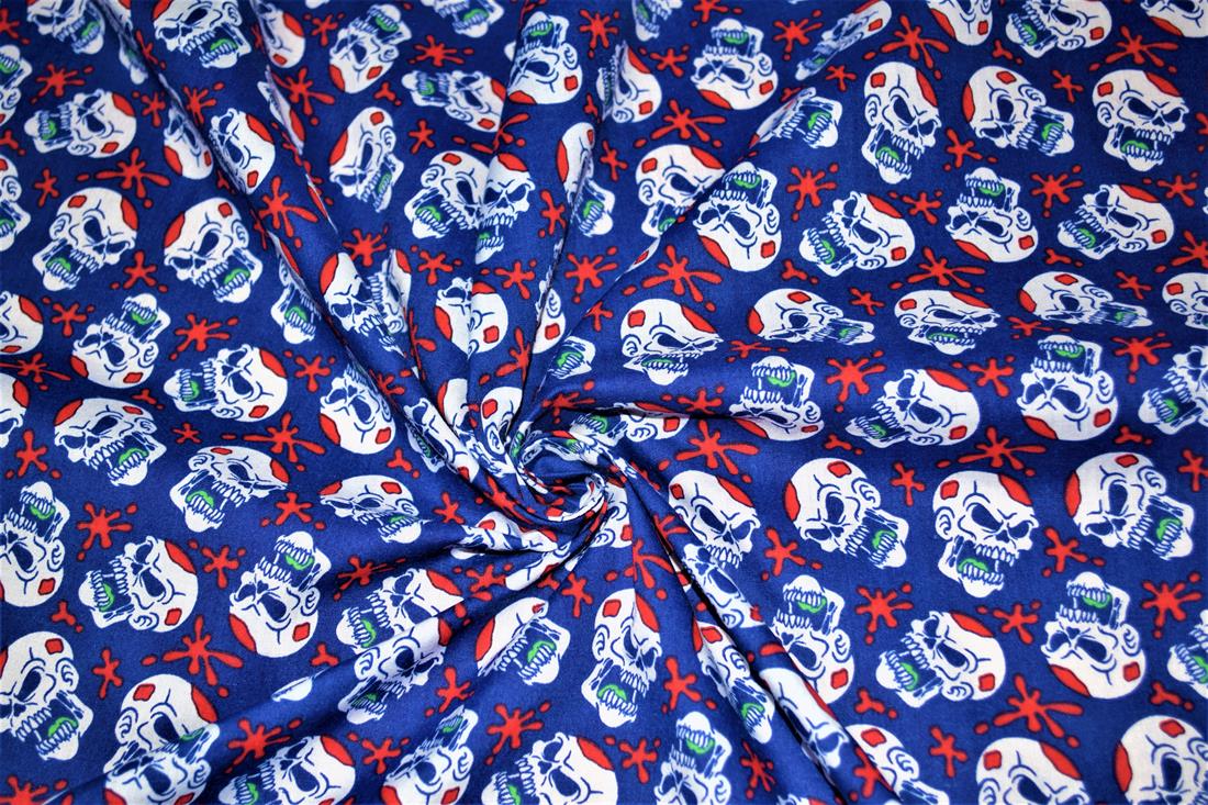 Dead Funny -Printed Polycotton Fabric