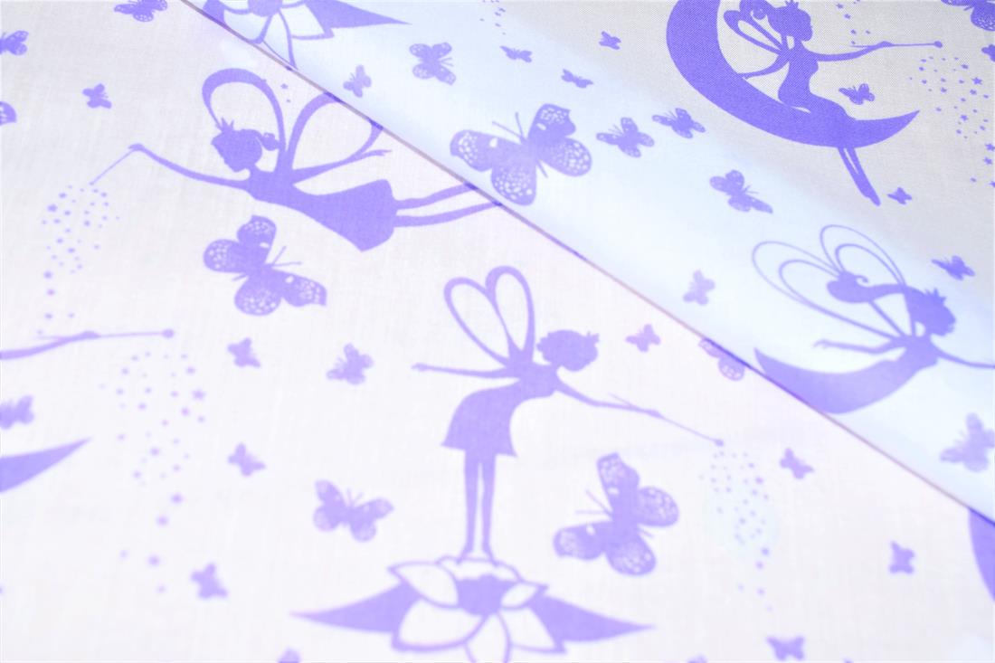 Fairy Dust Magic Moon Printed Polycotton Fabric
