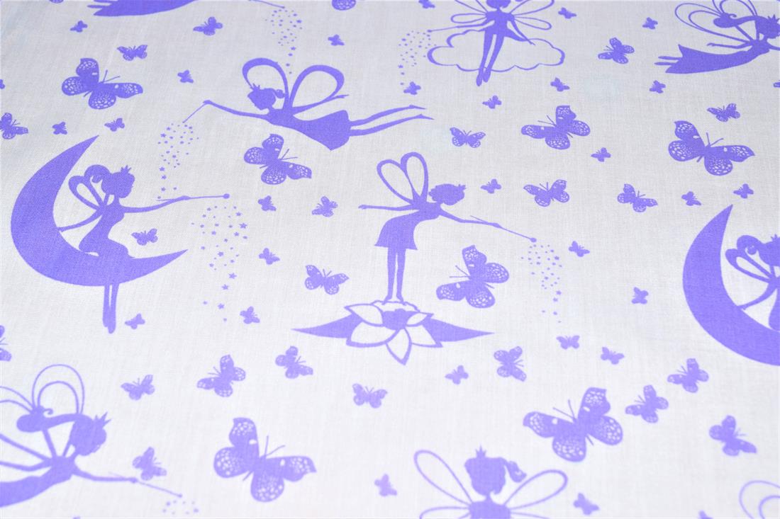 Fairy Dust Magic Moon Printed Polycotton Fabric