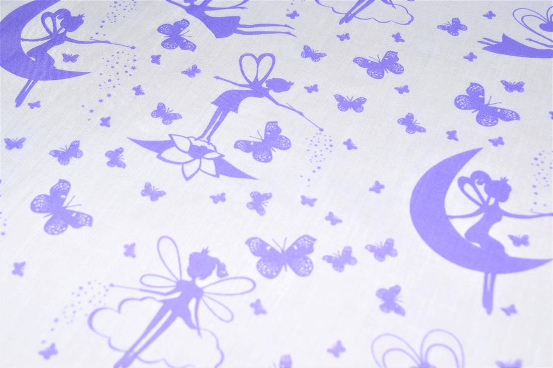 Fairy Dust Magic Moon Printed Polycotton Fabric