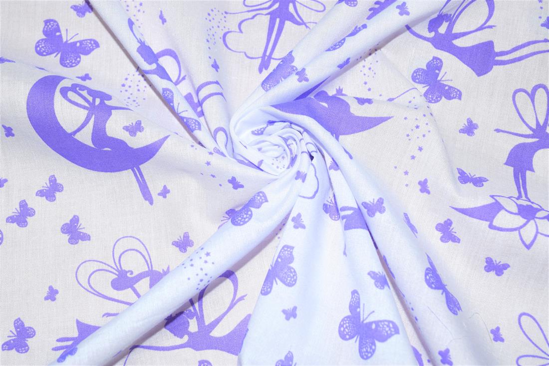 Fairy Dust Magic Moon Printed Polycotton Fabric