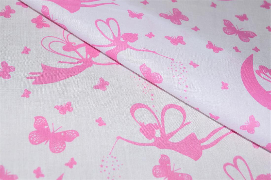 Fairy Dust Magic Moon Printed Polycotton Fabric