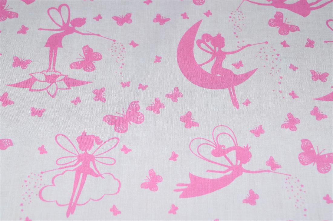 Fairy Dust Magic Moon Printed Polycotton Fabric