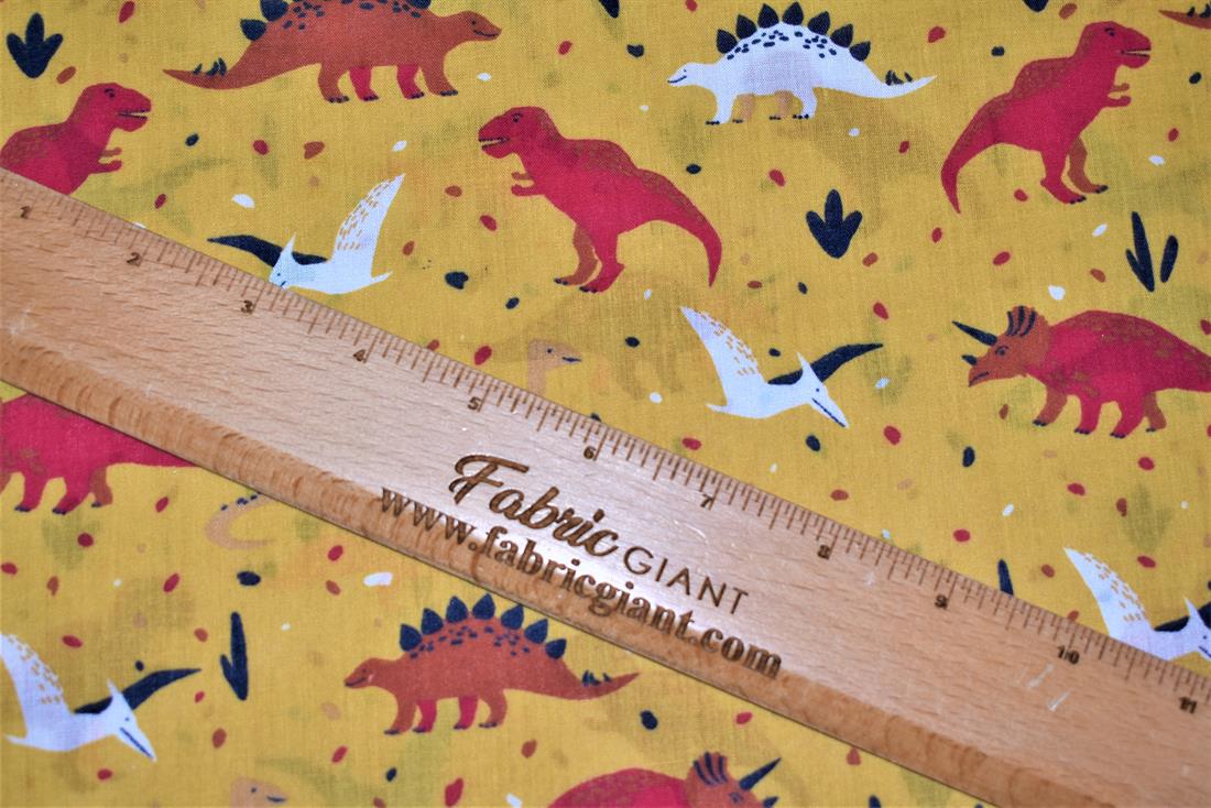 MP Dinos Polycotton Do You Really Have Space for Another Fabric