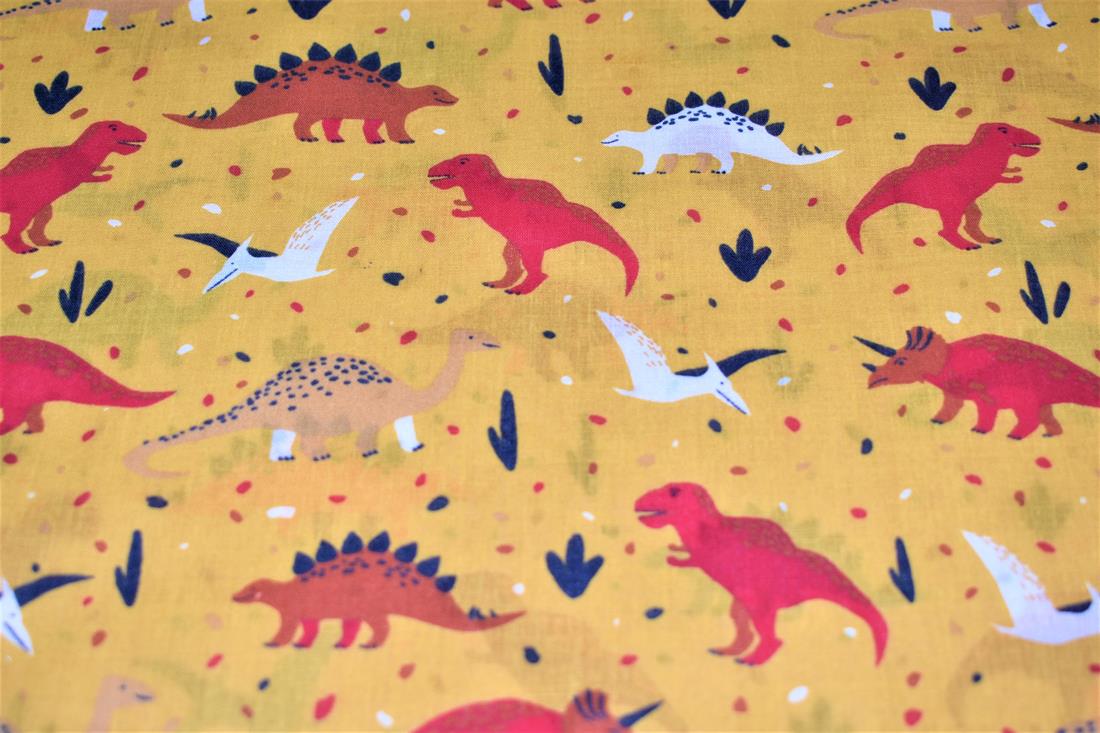 MP Dinos Polycotton Do You Really Have Space for Another Fabric