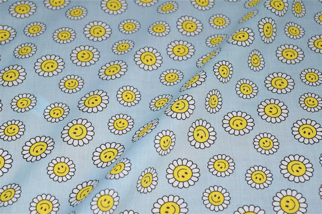 Happy Dayze Polycotton Printed Fabric