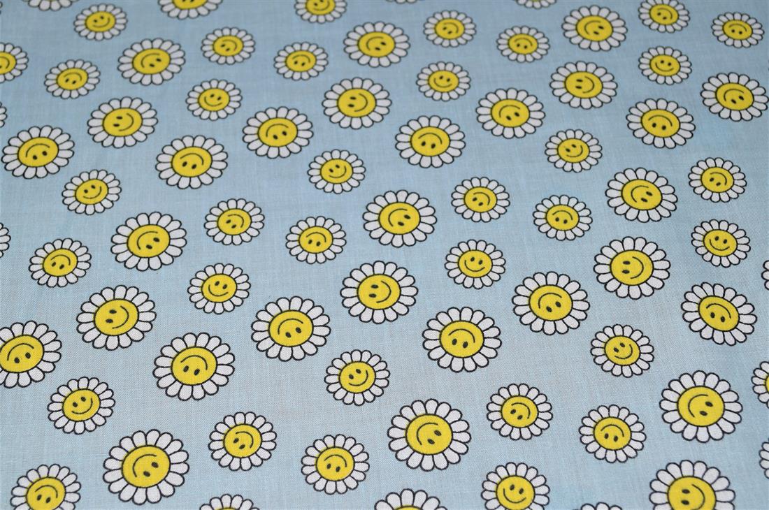 Happy Dayze Polycotton Printed Fabric