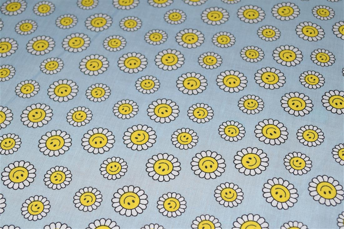 Happy Dayze Polycotton Printed Fabric