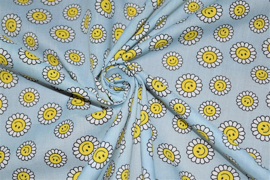 Happy Dayze Polycotton Printed Fabric