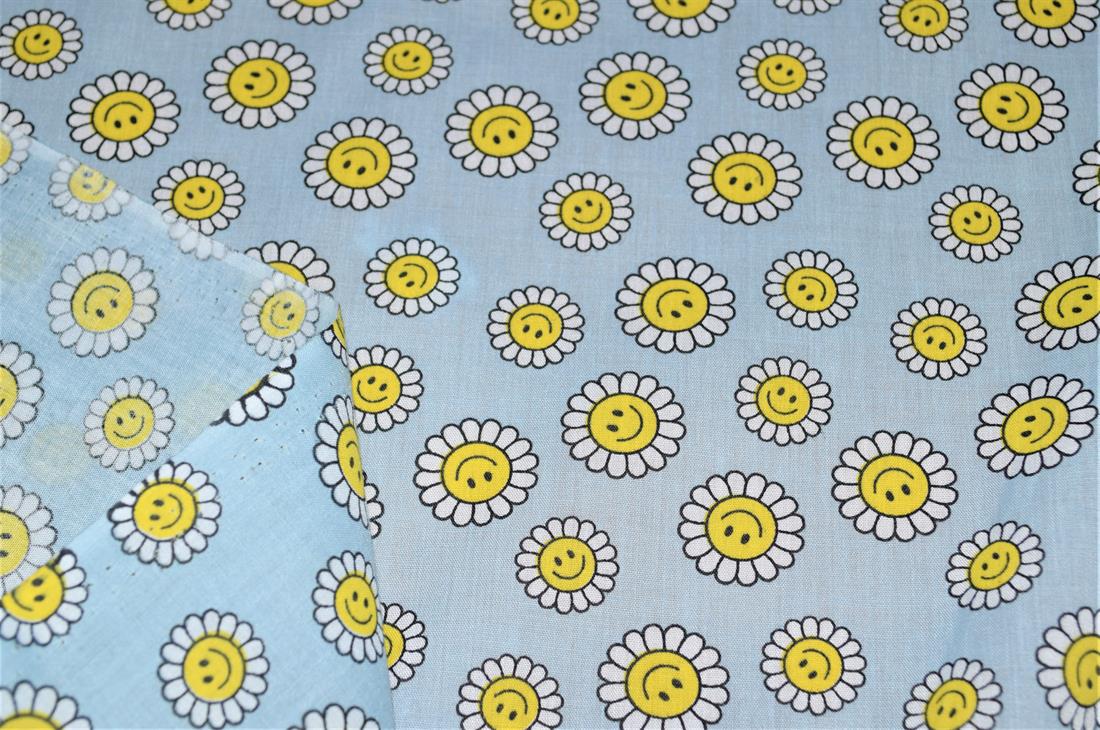 Happy Dayze Polycotton Printed Fabric