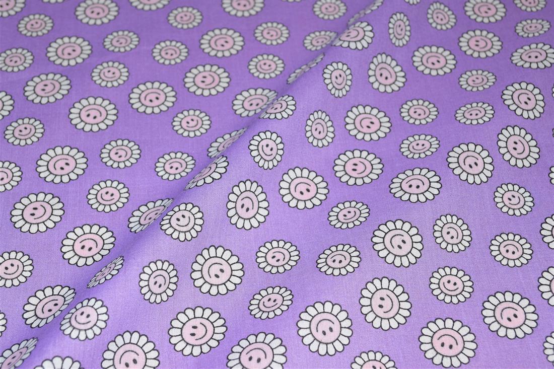 Happy Dayze Polycotton Printed Fabric