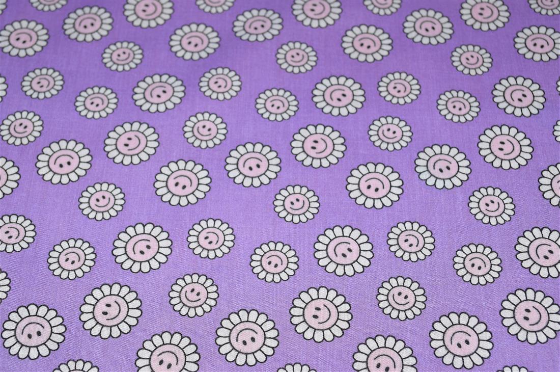 Happy Dayze Polycotton Printed Fabric