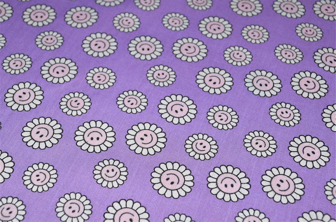 Happy Dayze Polycotton Printed Fabric