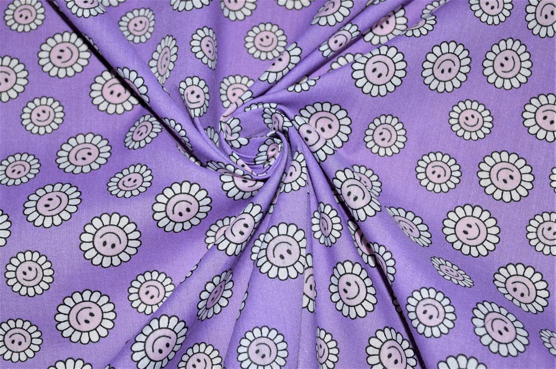 Happy Dayze Polycotton Printed Fabric