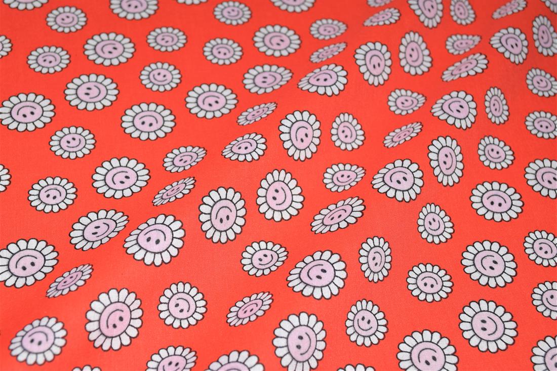 Happy Dayze Polycotton Printed Fabric