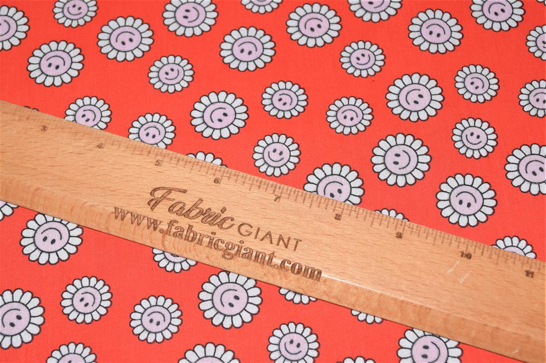 Happy Dayze Polycotton Printed Fabric