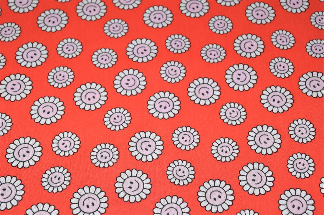 Happy Dayze Polycotton Printed Fabric