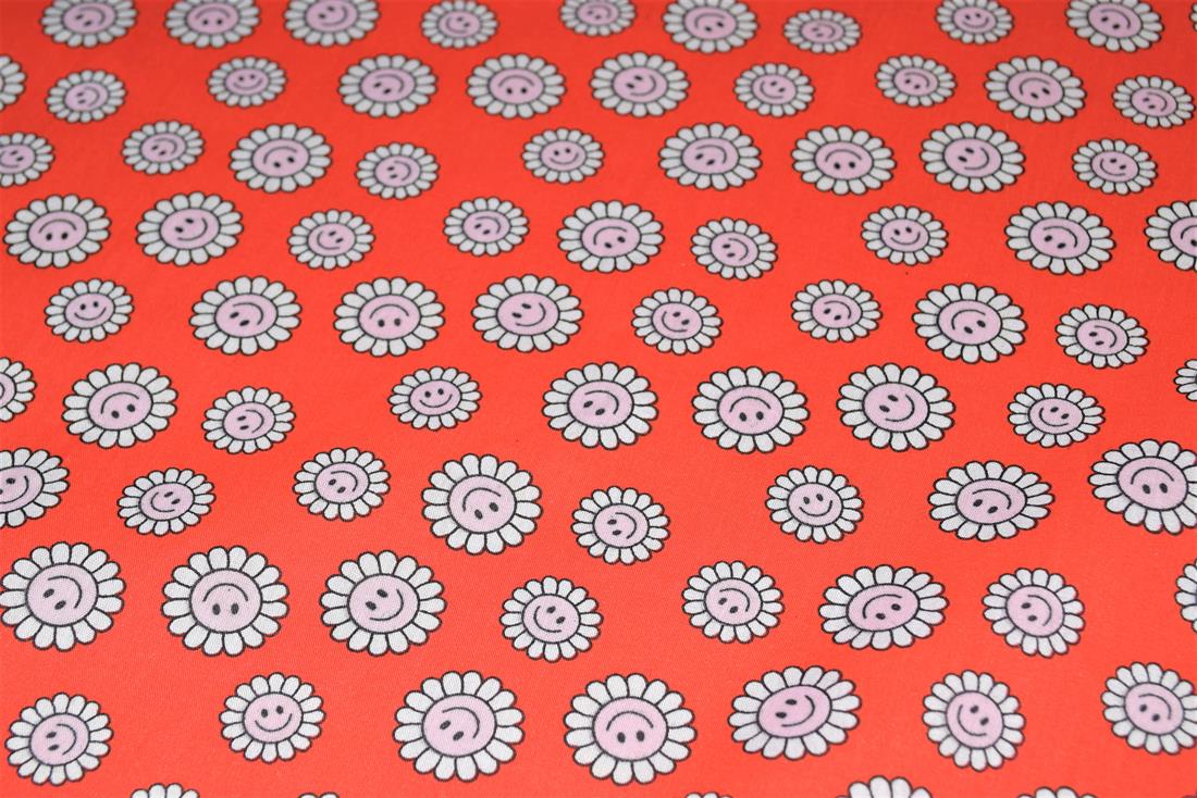 Happy Dayze Polycotton Printed Fabric