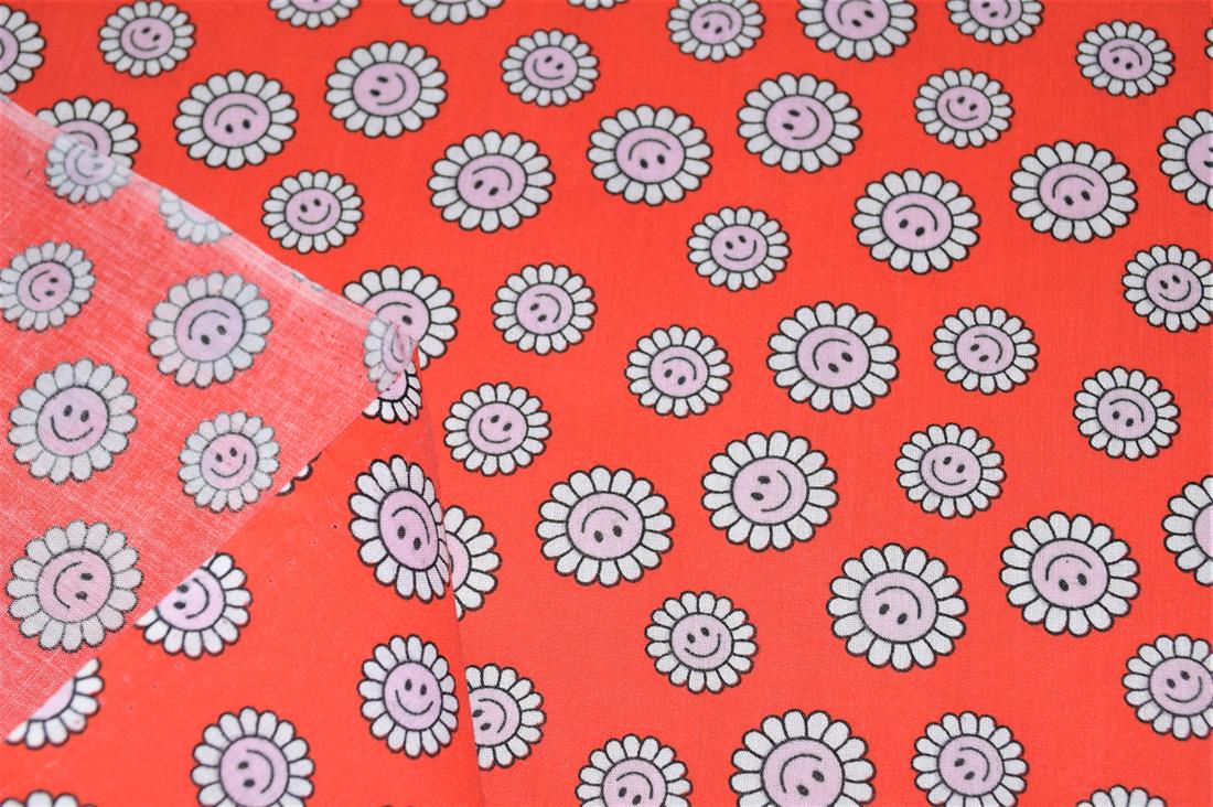 Happy Dayze Polycotton Printed Fabric