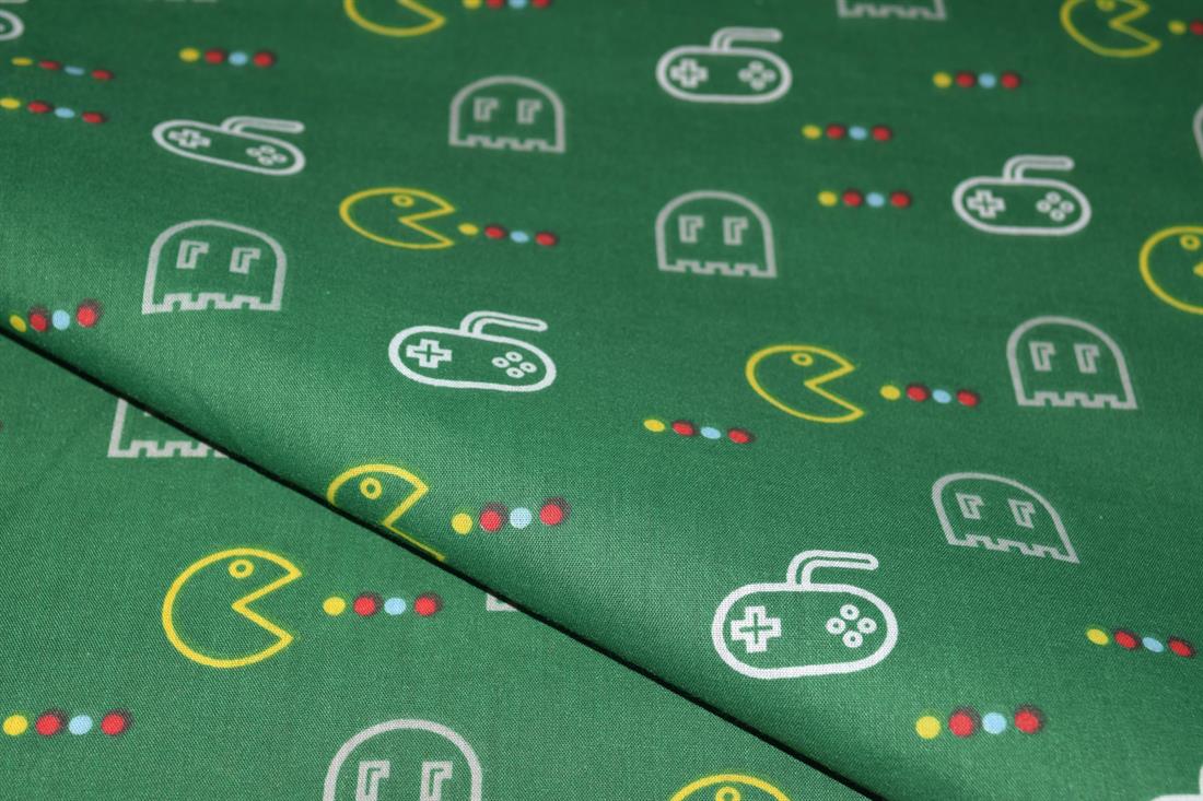 Hungry Gamer Printed Polycotton Fabric