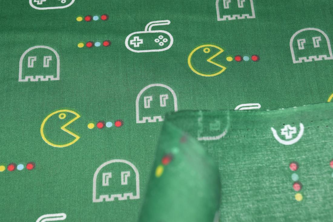 Hungry Gamer Printed Polycotton Fabric