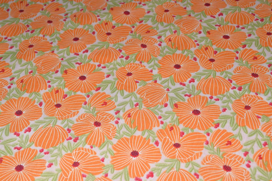 Morris Floral -Printed Polycotton Fabric