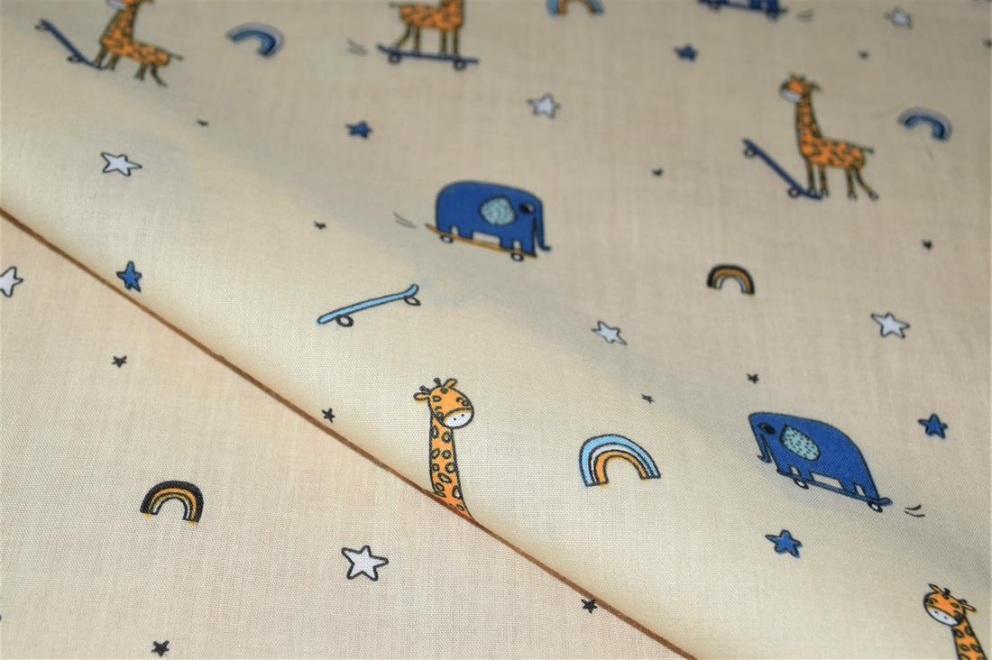 Animals Skoot Printed PolyCotton Fabric