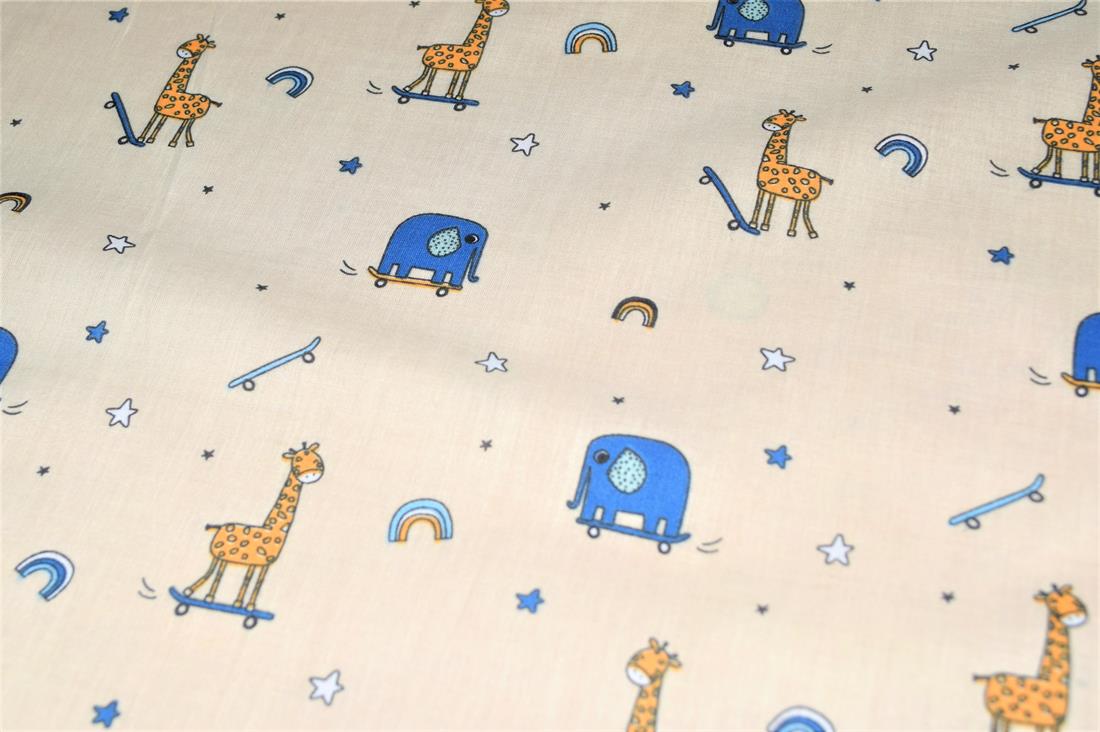 Animals Skoot Printed PolyCotton Fabric
