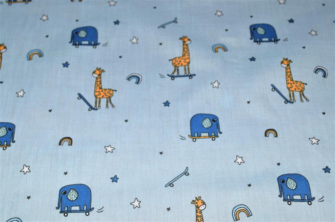 Animals Skoot Printed PolyCotton Fabric