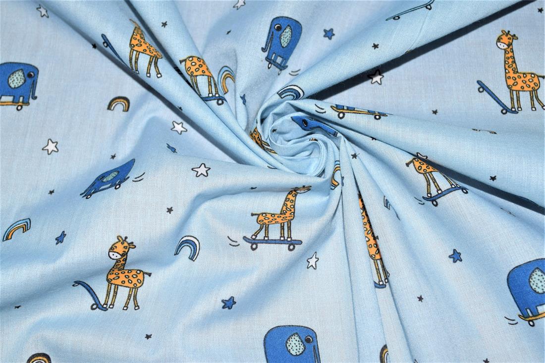 Animals Skoot Printed PolyCotton Fabric