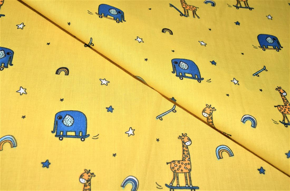 Animals Skoot Printed PolyCotton Fabric